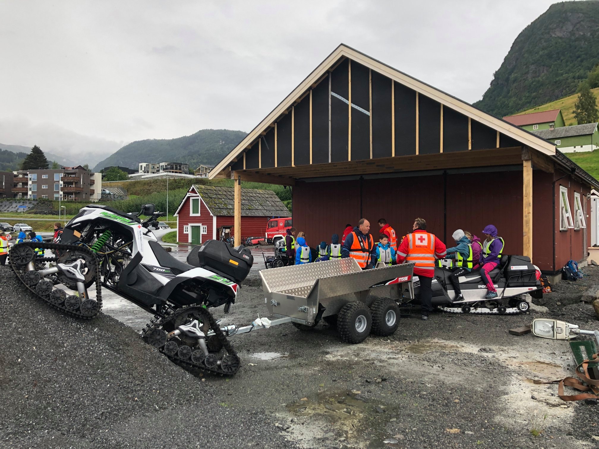 Forebyggande seilas på Leikanger i dag