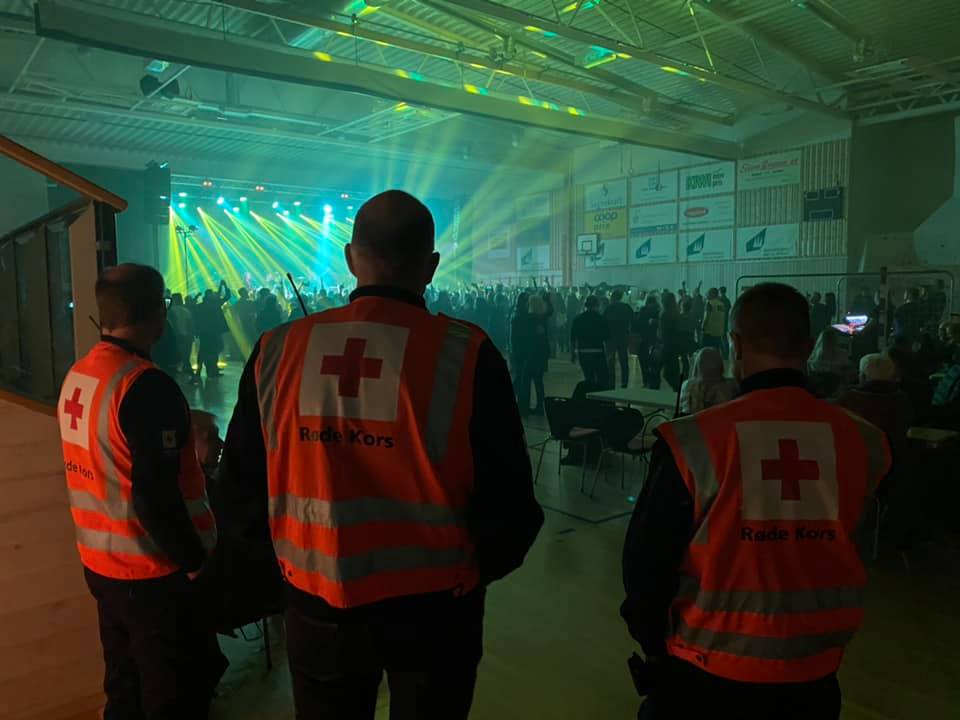 Sanitetsvakt under Leikangerfesten