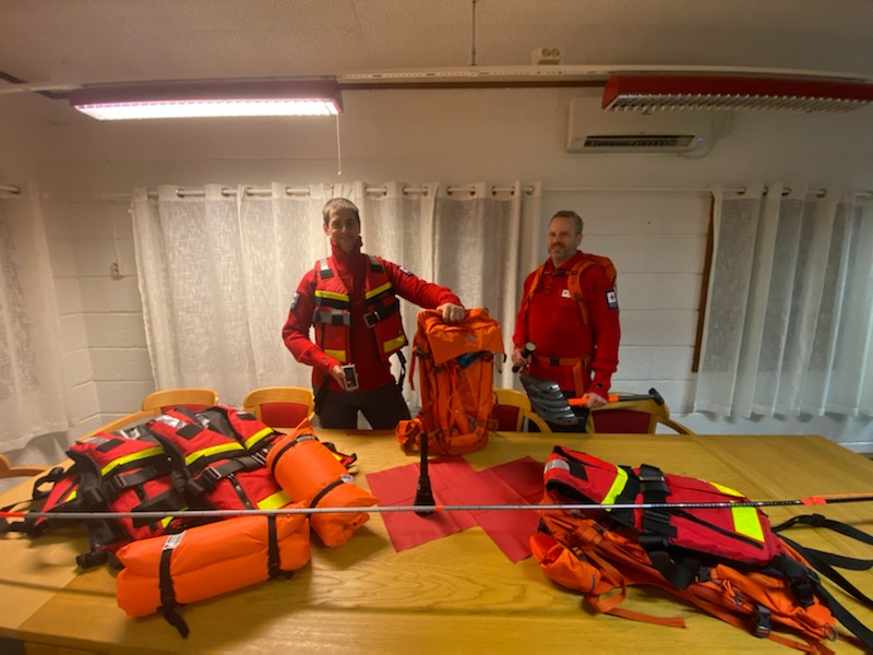 Støtte til kjøp av redningsutstyr