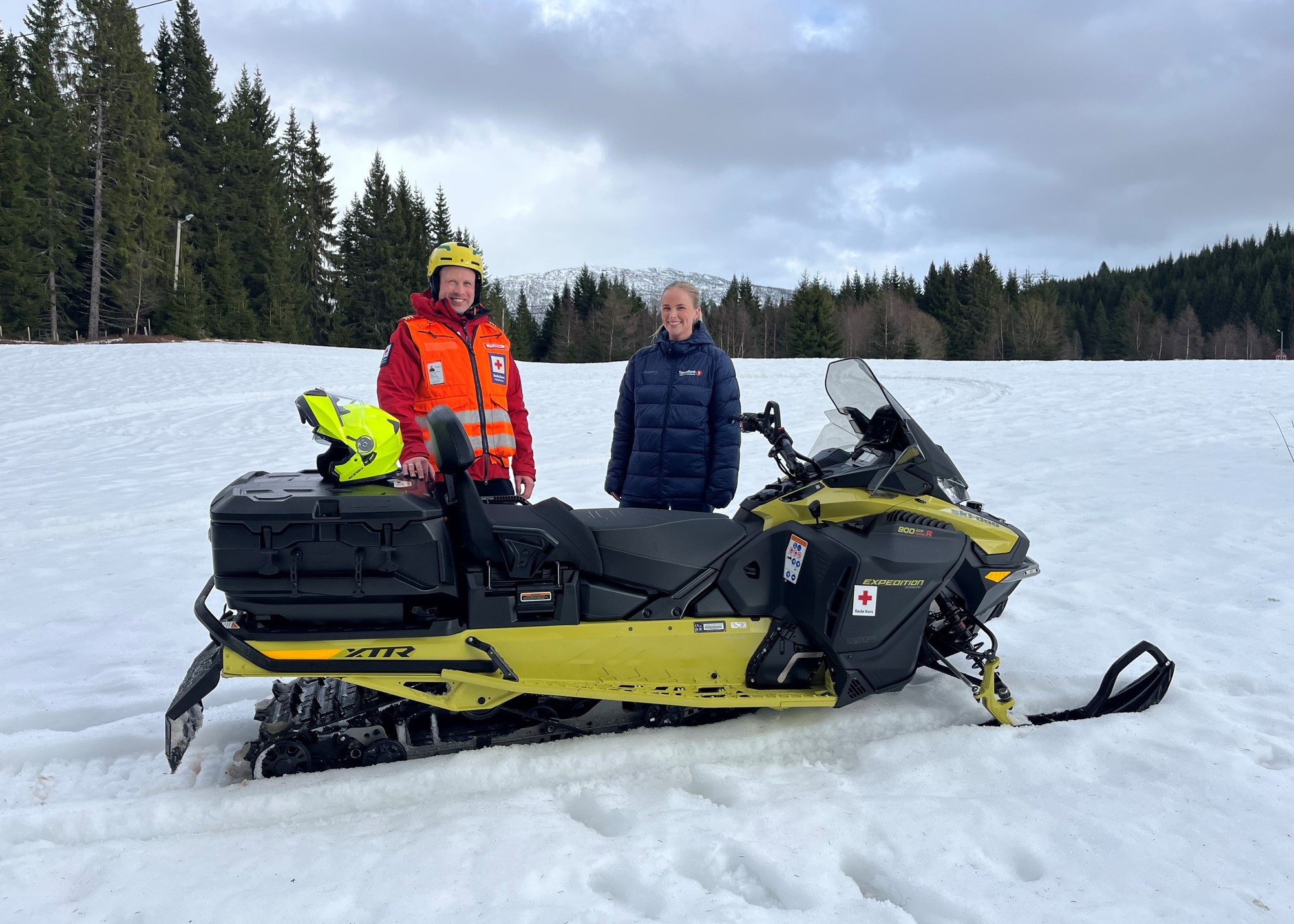 Ny snøscooter styrkar beredskapen i Leikanger